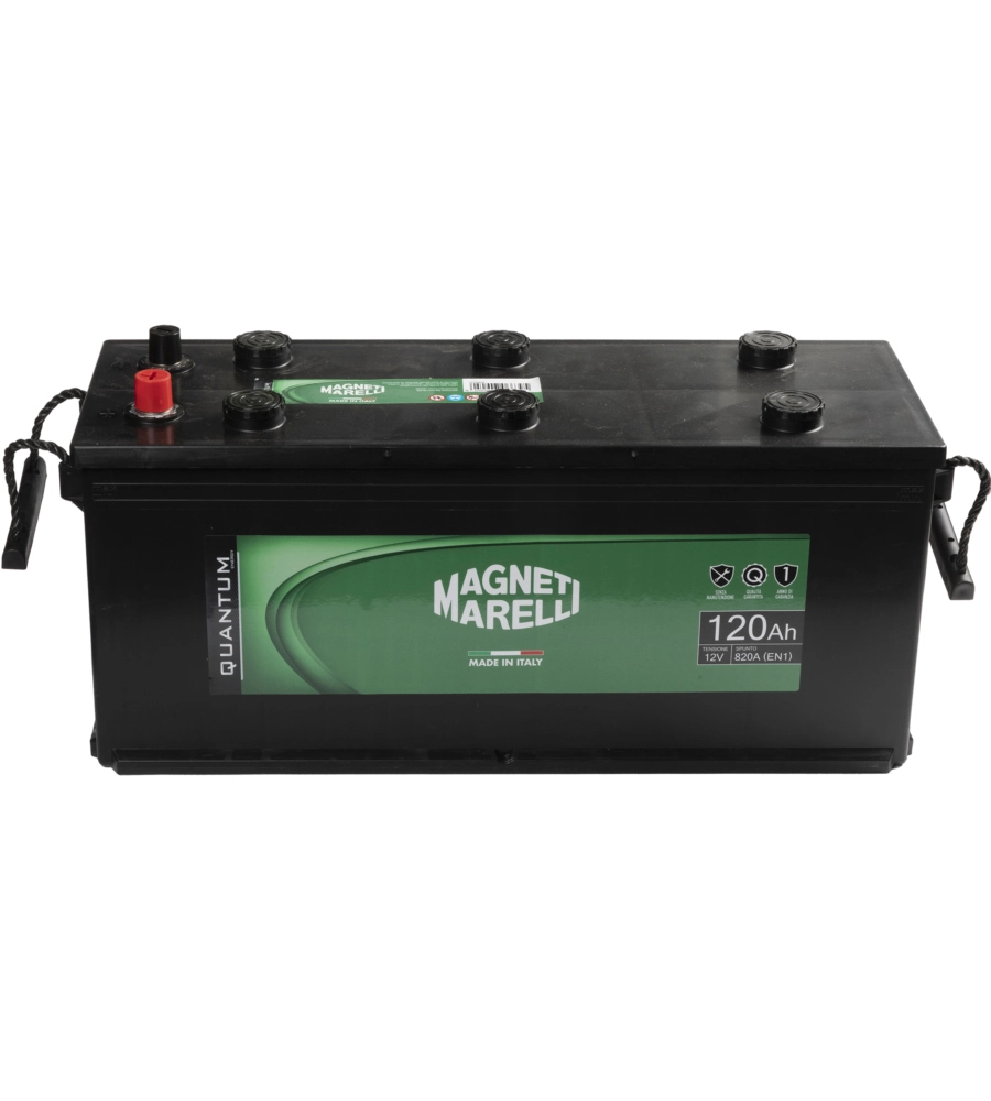 Magneti marelli batteria per autocarri 120ah 12v 820a en1 per cassetta mac